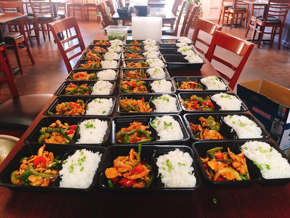 The best Thai food order in individual package for corporate or events gathering from The Old Siam in Sunnyvale, Santa Clara, Mountain View